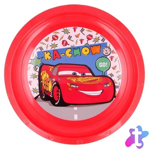 IRIS CARS RACE Disney műanyag lapostányér