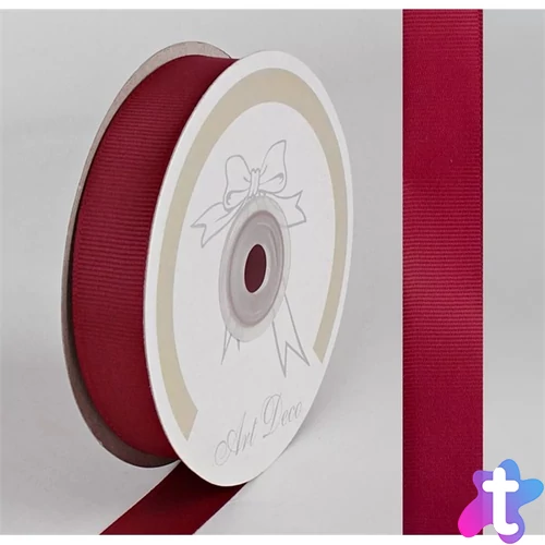 IRIS ripsz szalag, bordó 19mmx25m