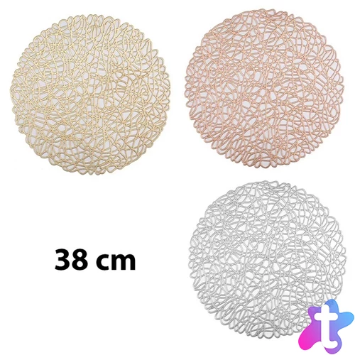 IRIS 671992 kerek tányéralátét 38cm