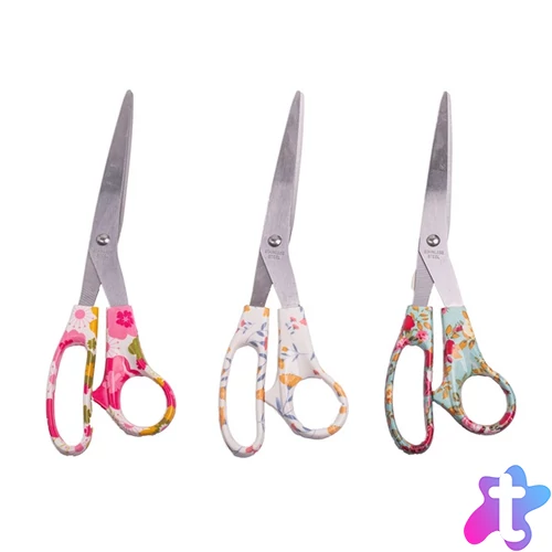 IRIS olló acél virág 3 féle szín