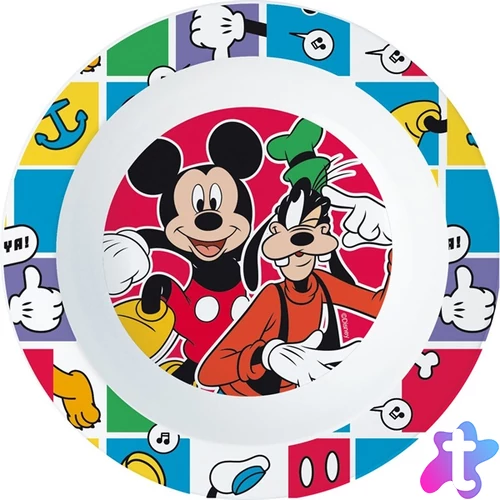 IRIS Licenc Mickey műanyag mélytányér