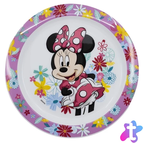 IRIS Licenc Minnie műanyag mikrózható lapostányér