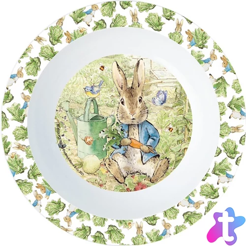 IRIS Licenc Nyúl Péter műanyag mikrózható mélytányér