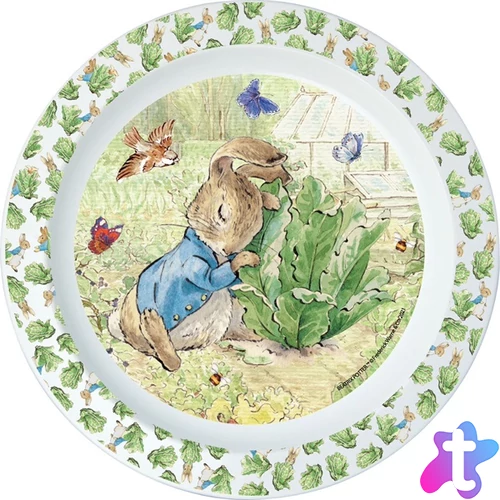 IRIS Licenc Nyúl Péter műanyag mikrózható lapostányér