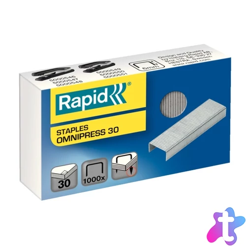 Rapid Omnipress 30 S030C fűzőgéphez 1000db/doboz fűzőkapocs