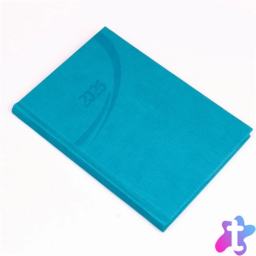 Realsystem 2026 Fashion 5300-05 türkiz A5 heti beosztású határidőnapló