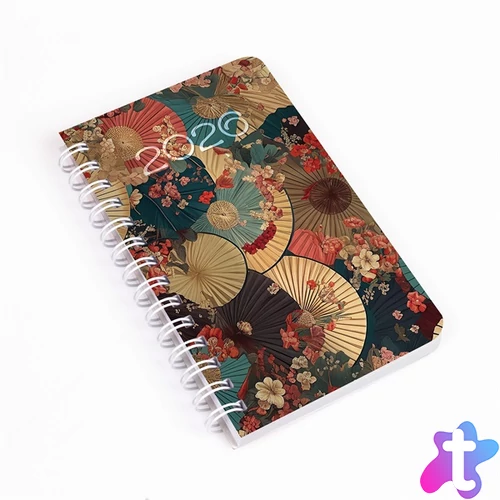 Realsystem 2026 SP3 8811-55 ernyők heti beosztású spirálos mini naptár