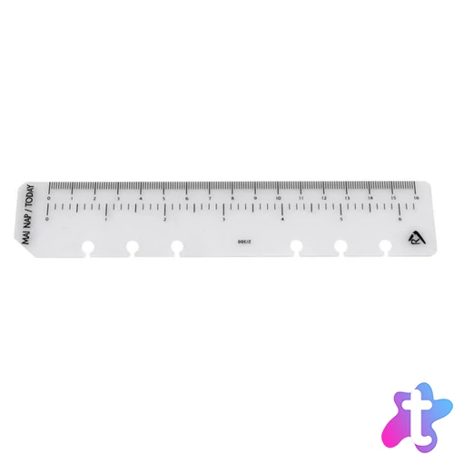 Realsystem 2/300 vonalzó gyűrűs naptár kiegészítő