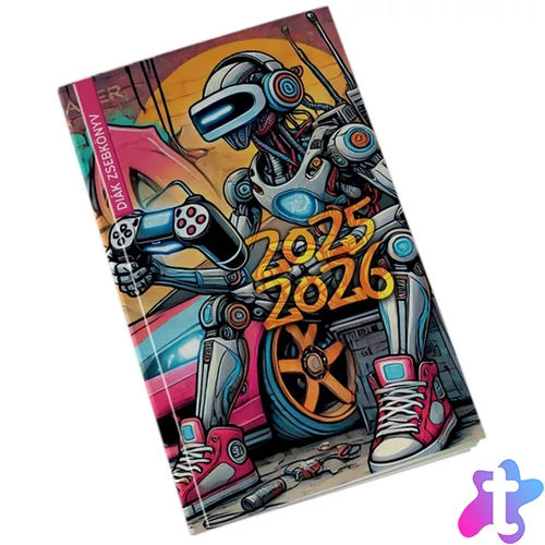 Realsystem 2025/2026 graffiti diák zsebkönyv