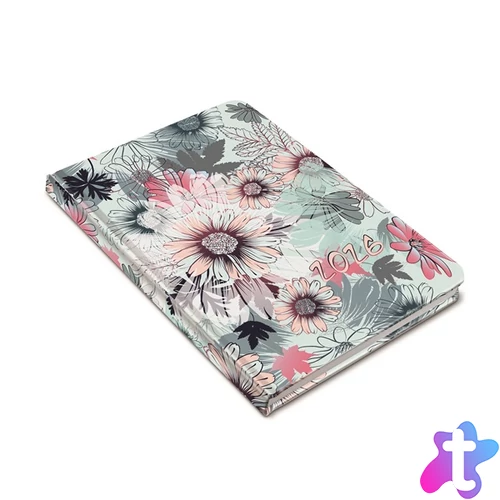 Realsystem 2026 Fiestina 5411-62 floral B6 zsebnaptár