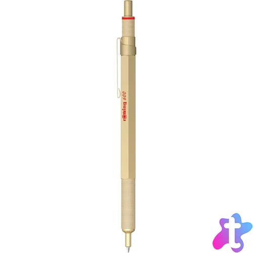 Rotring 600 1,0 mm nyomógombos arany golyóstoll