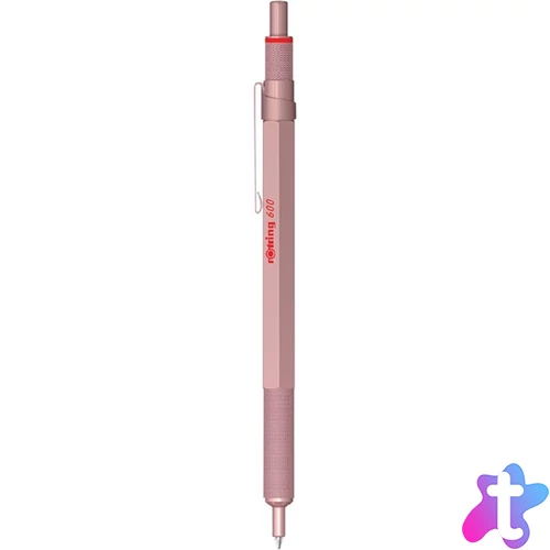 Rotring 600 1,0 mm nyomógombos rózsaarany golyóstoll