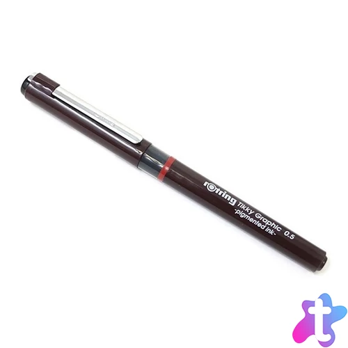 Rotring Tikky Graphic 0,5mm bordó tűfilc