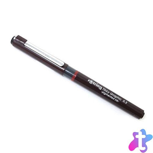 Rotring Tikky Graphic 0,3mm bordó tűfilc