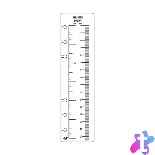 Kalendart Saturnus L340 vonalzó gyűrűs naptár kiegészítő