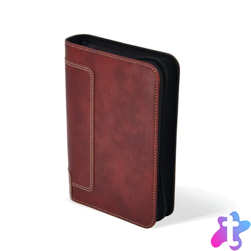 Kalendart Saturnus M227 műbőr barna gyűrűs kalendárium