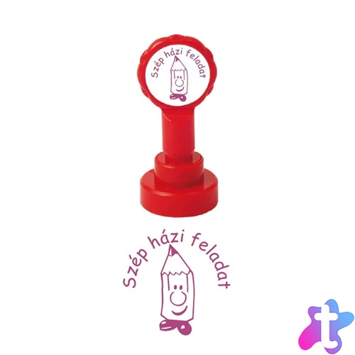 Xstamper N43 "Szép házi feladat!" iskolai bélyegző