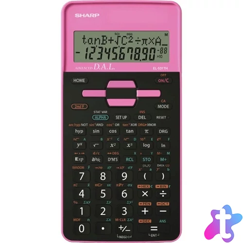 Sharp EL531THBPK 273 funkciós tudományos számológép