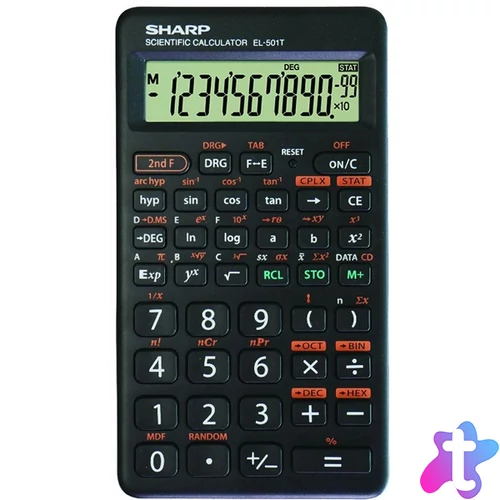 Sharp EL-501TBWH 146 funkciós tudományos számológép