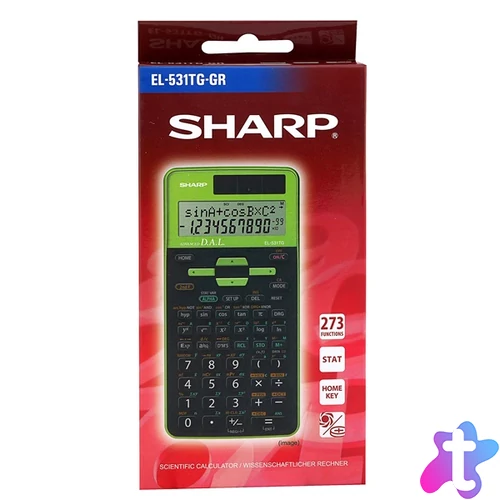 Sharp EL-531TGGY 273 funkciós tudományos számológép