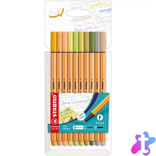 Stabilo point 88 10 db/csomag tűfilc készlet