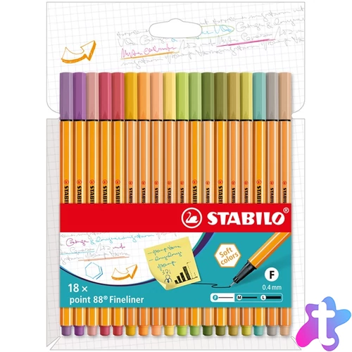 Stabilo point 88 18 db/csomag tűfilc készlet