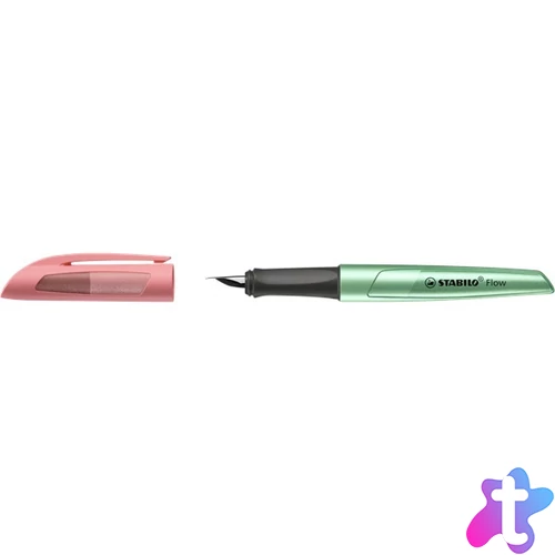 STABILO Flow Cosmetic kék törölhető tintapatronos halvány piros töltőtoll