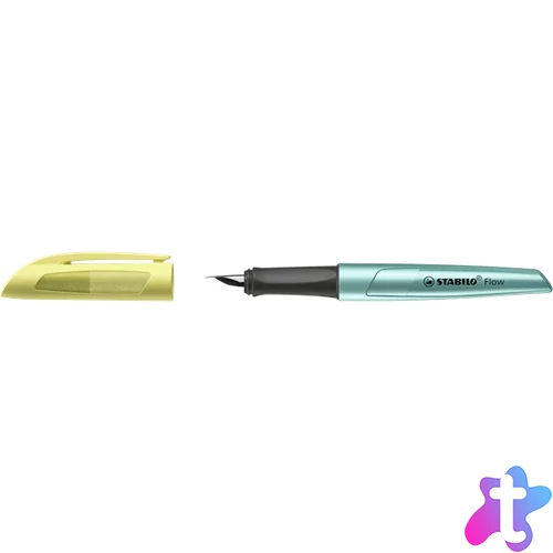STABILO Flow Cosmetic kék törölhető tintapatronos sárga töltőtoll