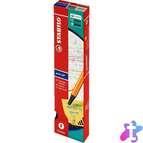 Stabilo point 88 10db/csomag kék tűfilc