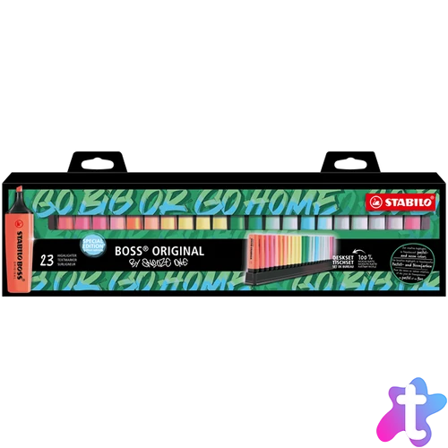 Stabilo BOSS ORIGINAL by Snooze One 23 db-os asztali szövegkiemelő készlet