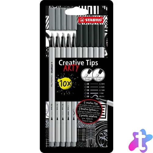 Stabilo Creative Tips ARTY SHADING 10 db-os filckészlet