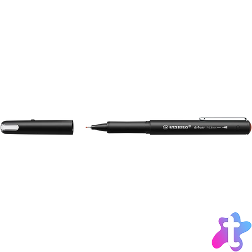 Stabilo Driver 1088 fine piros prémium tűfilc