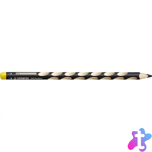 Stabilo Easy balkezes fekete színes ceruza