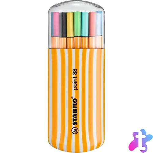 Stabilo Point 88 Zebrui 20db-os vegyes színű tűfilc készlet