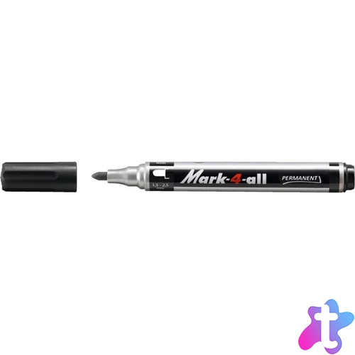 Stabilo Mark-4-All gömbhegyű fekete permanent marker
