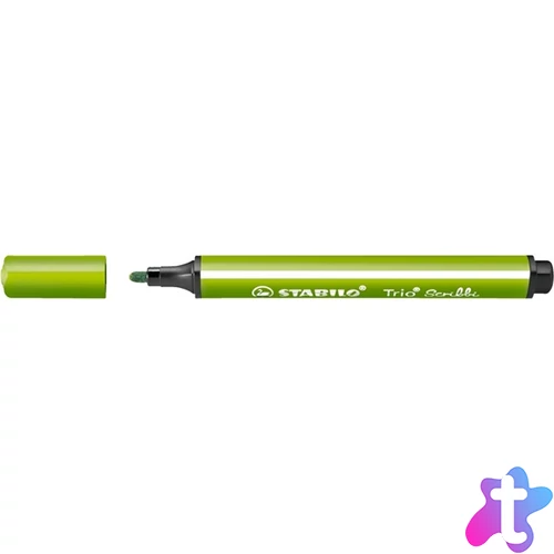 Stabilo Trio Scribbi világoszöld filctoll