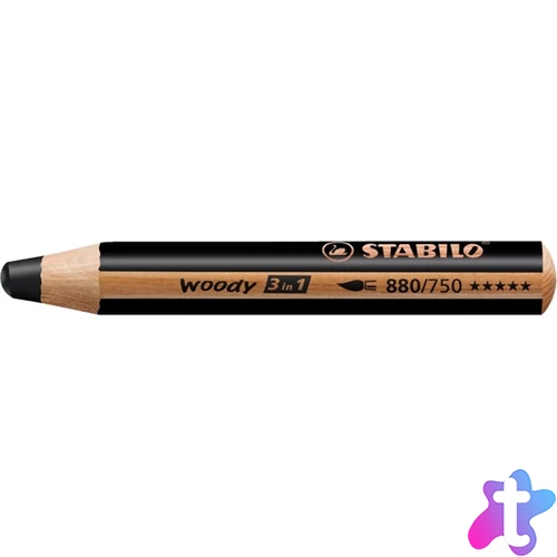 Stabilo Woody fekete krétaceruza