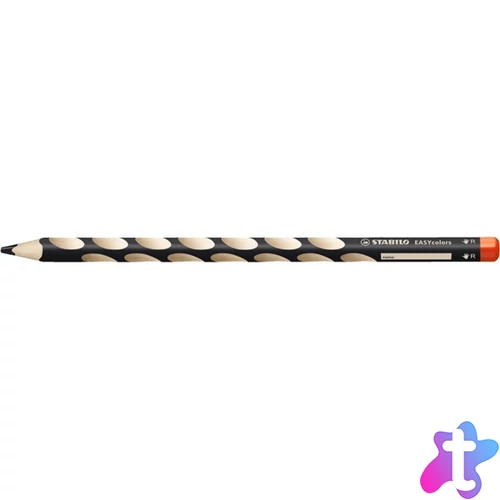 Stabilo Easy jobbkezes fekete színes ceruza