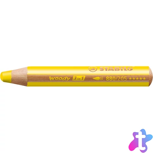 Stabilo Woody citromsárga krétaceruza