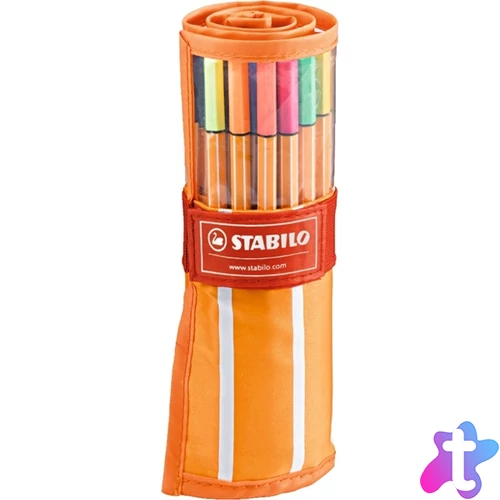Stabilo Point neon neon 25+5db-os vegyes színű tűfilc készlet