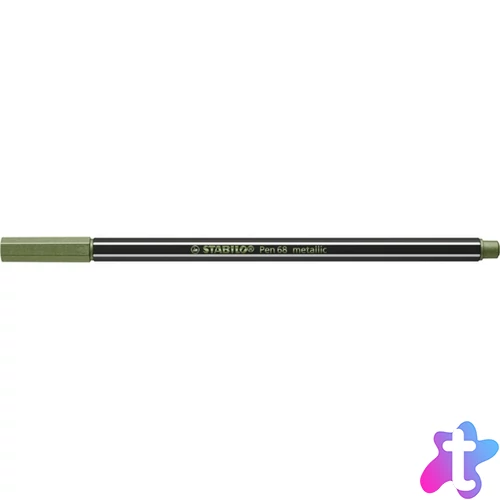 Stabilo Pen 68 metallic metál világoszöld filctoll