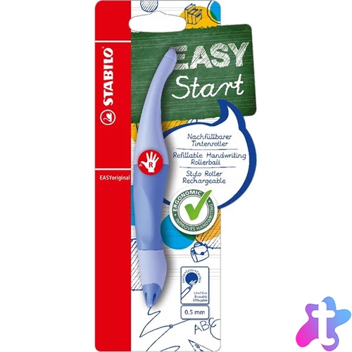 Stabilo EASYoriginal Pastel jobbkezes kék bliszterben+refill rollerirón