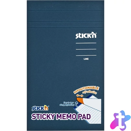 Stick`N 190,5x114 mm 50 lap/tömb vonalazott pasztell sárga öntapadó jegyzetfüzet