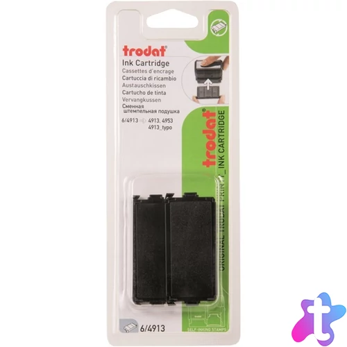 Trodat 6/4913 2db fekete bélyegzőpárna