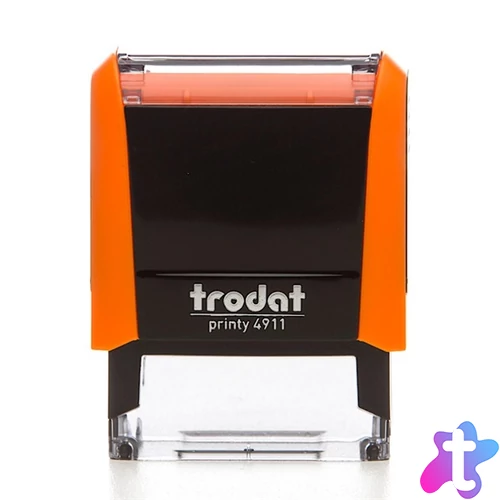 Trodat 4911 Printy 4.0 neon narancs bélyegző