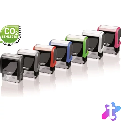 Trodat 4911 Printy 4.0 neon pink bélyegző