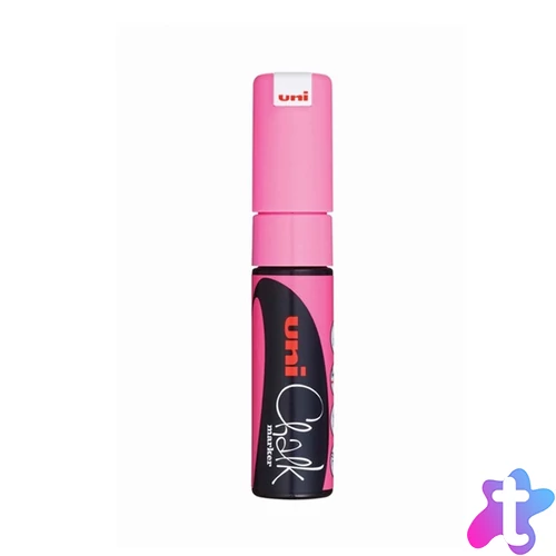Uni Chalk PWE-8K fluor pink folyékony krétafilc