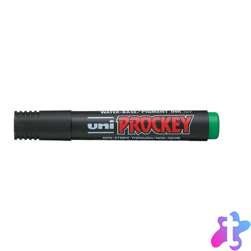 Uni PM-122 Prockey gömb hegyű zöld flipchart marker