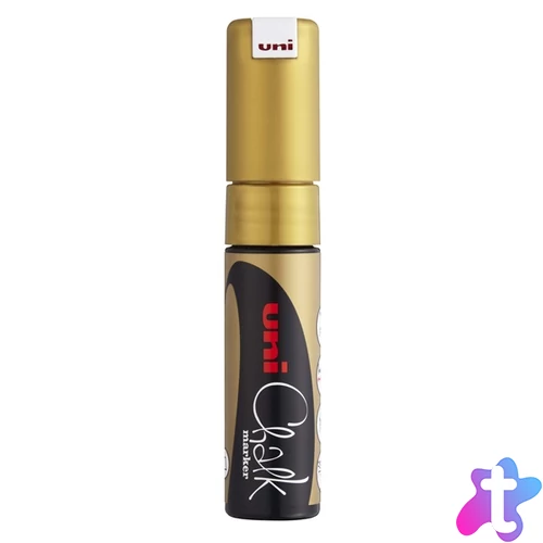 Uni Chalk PWE-8K arany folyékony krétafilc