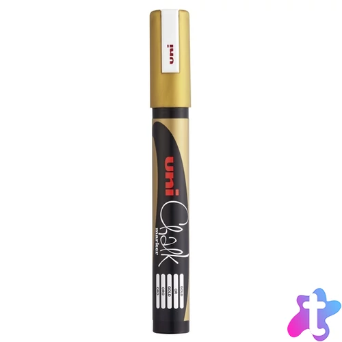 Uni Chalk PWE-5M arany folyékony krétafilc